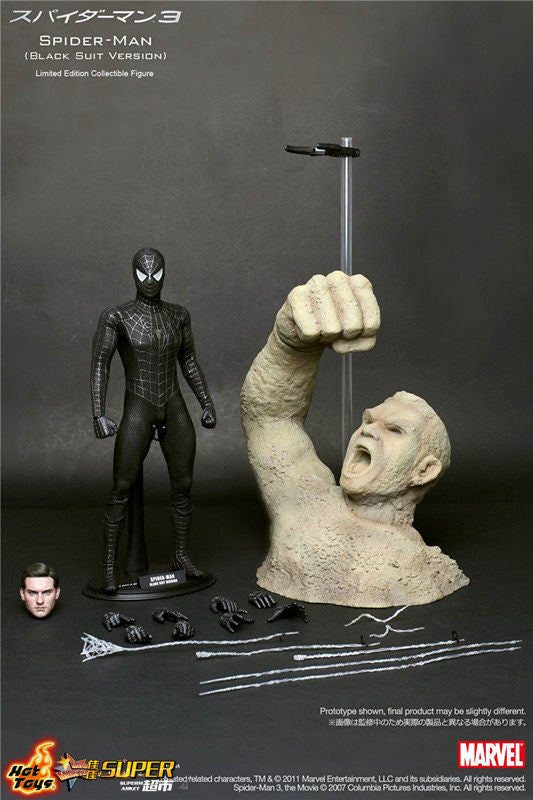 HT Hot Toys 1/6 MMS165 Spider-Man (Black Suit) – Peter Parker (Tobey Maguire)