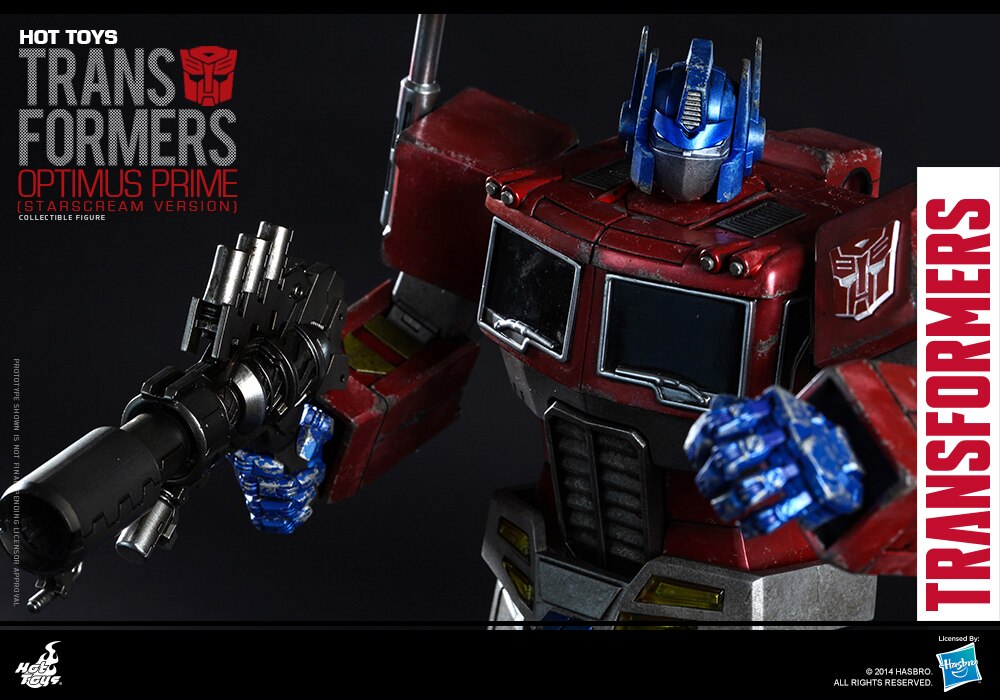 Hottoys HT TF001 1/6 Transformers G1 Optimus Prime VIP Starscream Fitted Version Action Figure