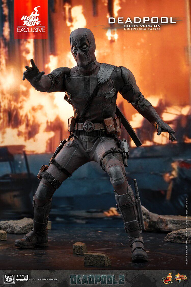 HotToys HT MMS505 Deadpool 2.0 Dust Edition Gray Deadpool 18 Venue Limited Action Figure