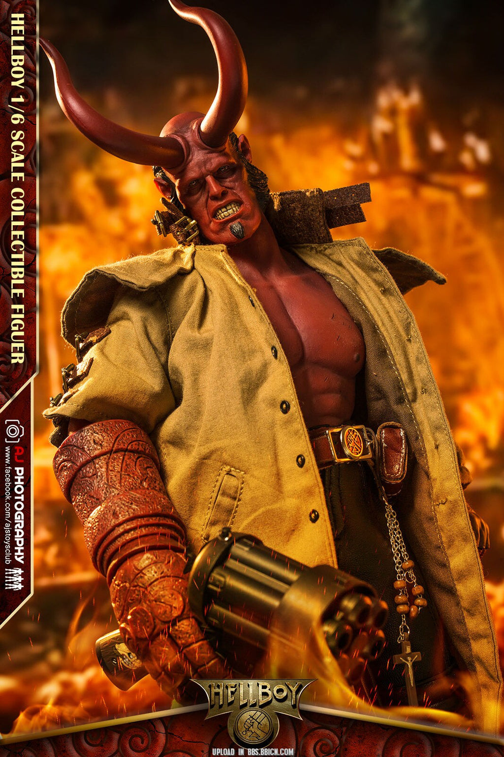 ARTOYS 1/6 Hell man HELLBOY four head sculpts action figures