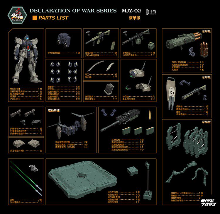 Fire General: Shadow Zone — KRATOS (1/100 Scale) Pre-assembled Mecha Figure