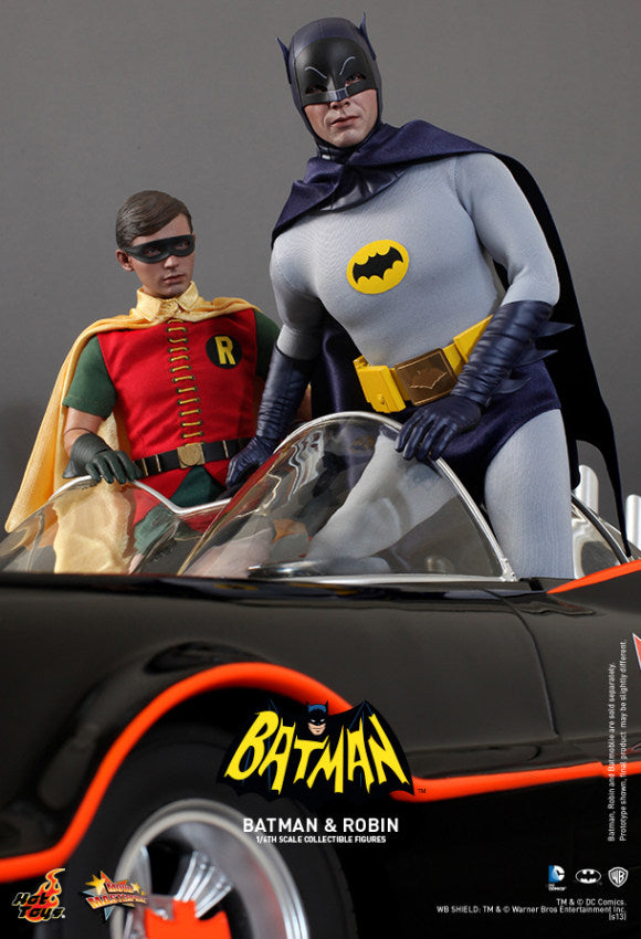 HotToys HT MMS218 1/6 Batman MMS219 Robin 1966 version movable figure
