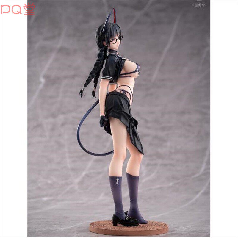 AniMester Succubus Disciplinary Committee Member Reina Figure with Water Decal Eyes and Replaceable Face