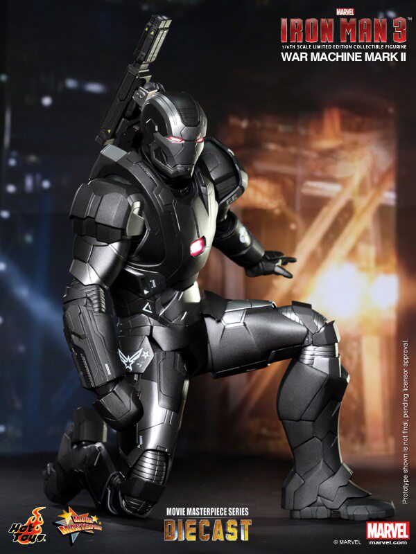 Hot Toys HT 1/6 Iron Man 3 Die-cast Alloy MK2 War Machine 2.0 MMS198