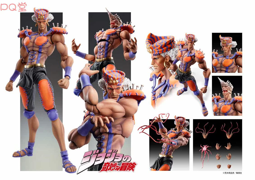 Medicos Super Action Statue: JoJo's Bizarre Adventure — Battle Tendency — Wamuu &amp; AC/DC