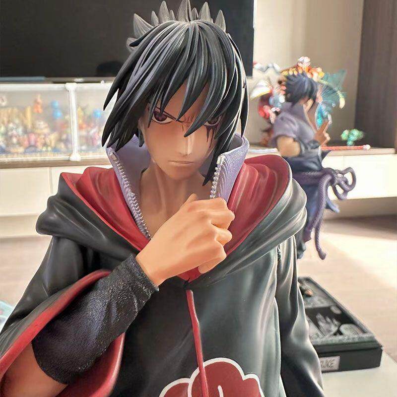 Naruto figure can light up comic platform eagle team Sasuke model GK figure