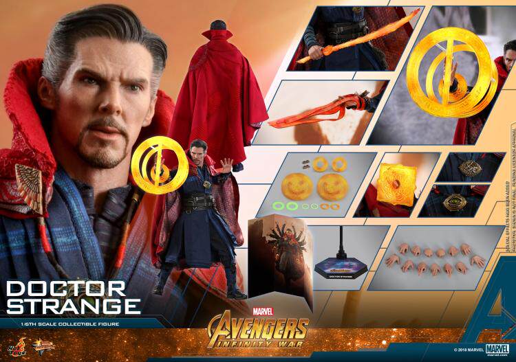 HOTTOYS HT MMS484 1/6 Avengers 3 Doctor Strange 2.0 Action Figure