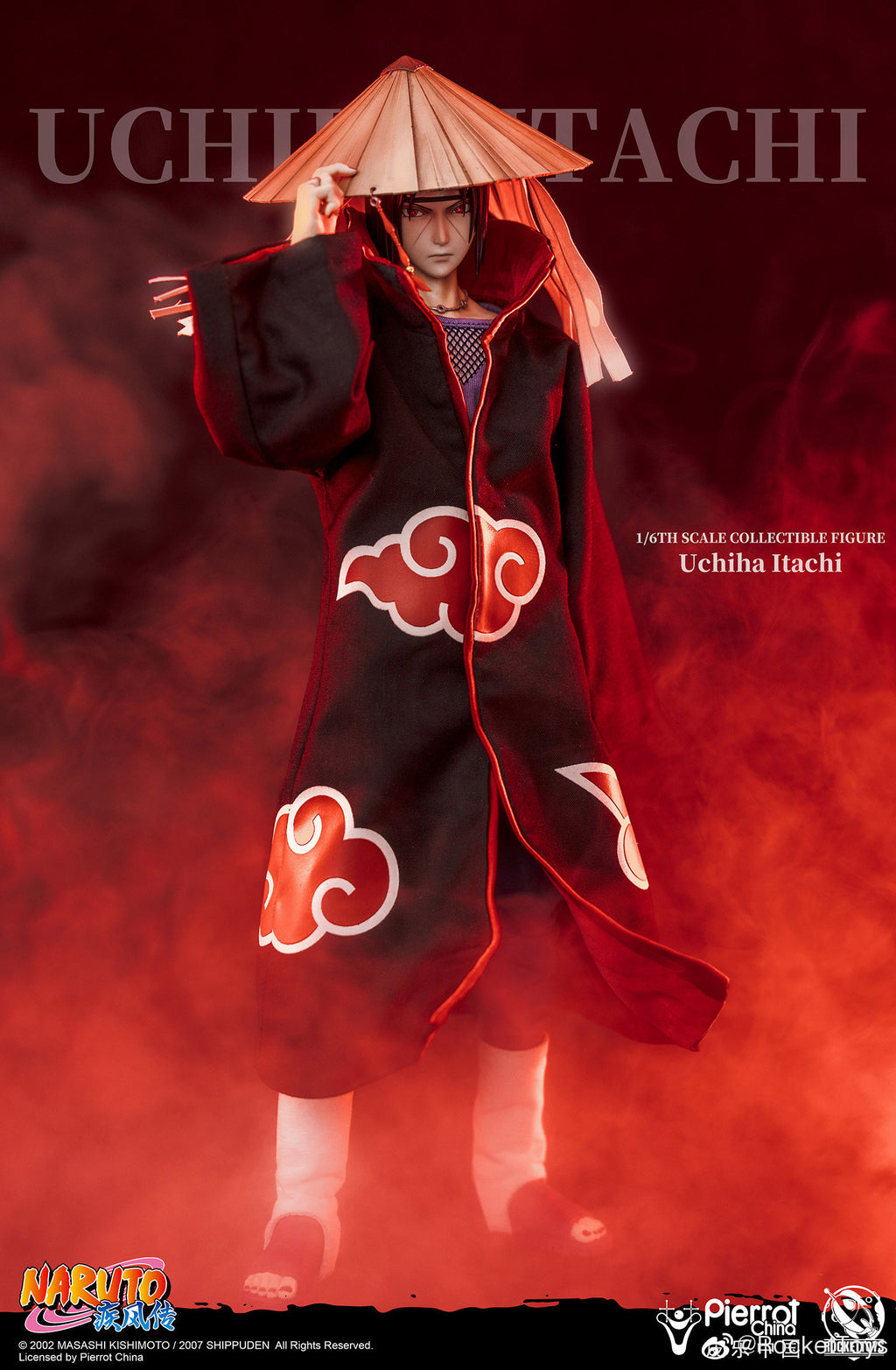 RocketToys 1/6 Naruto Shippuden Uchiha Itachi Action Figure ROC-003