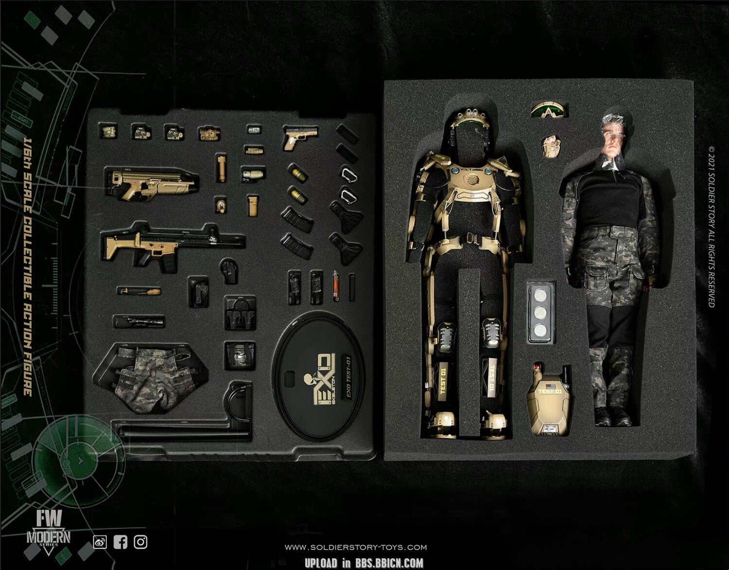 SoldierStory 1/6 Individual Exoskeleton Armor Suit Edge of Tomorrow Soldier Doll SS122