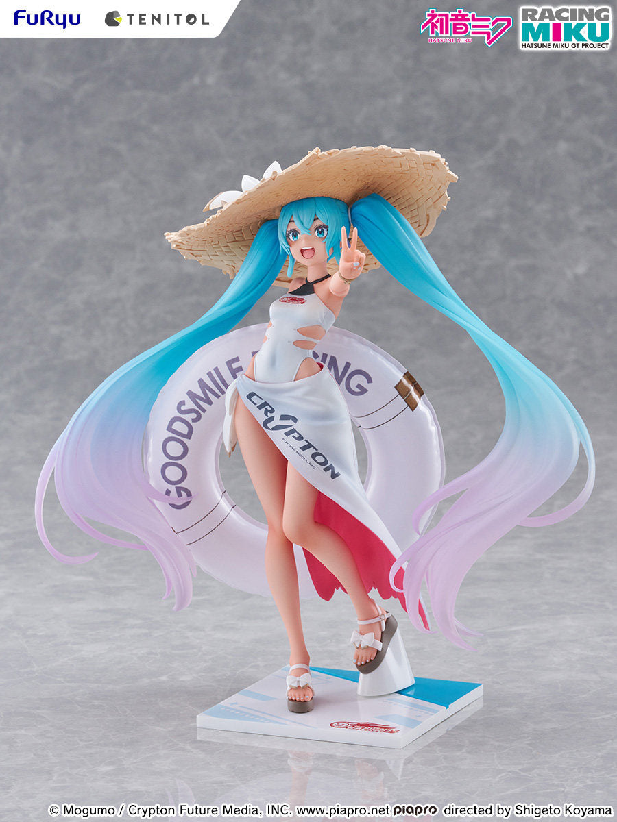 21cm FuRyu Hatsune Miku Racing Miku 2024 Tropical Figure