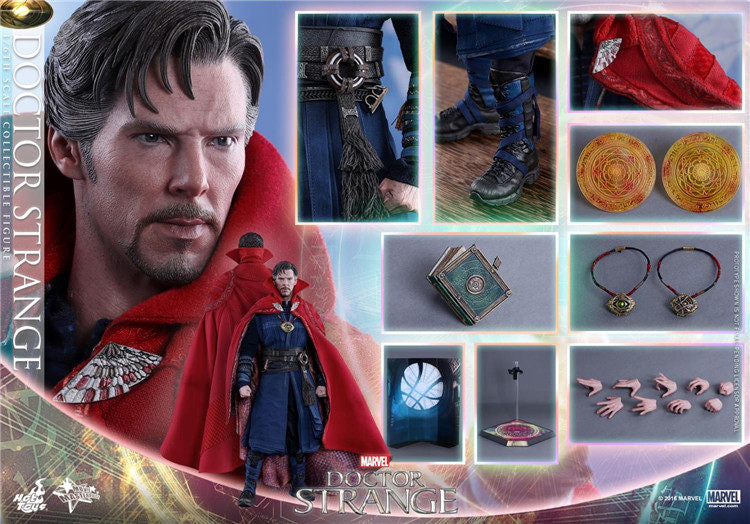 HotToys HT 1/6 MMS387 Doctor Strange 1.0 First Edition with Book Benny Juan Fu Action Figure
