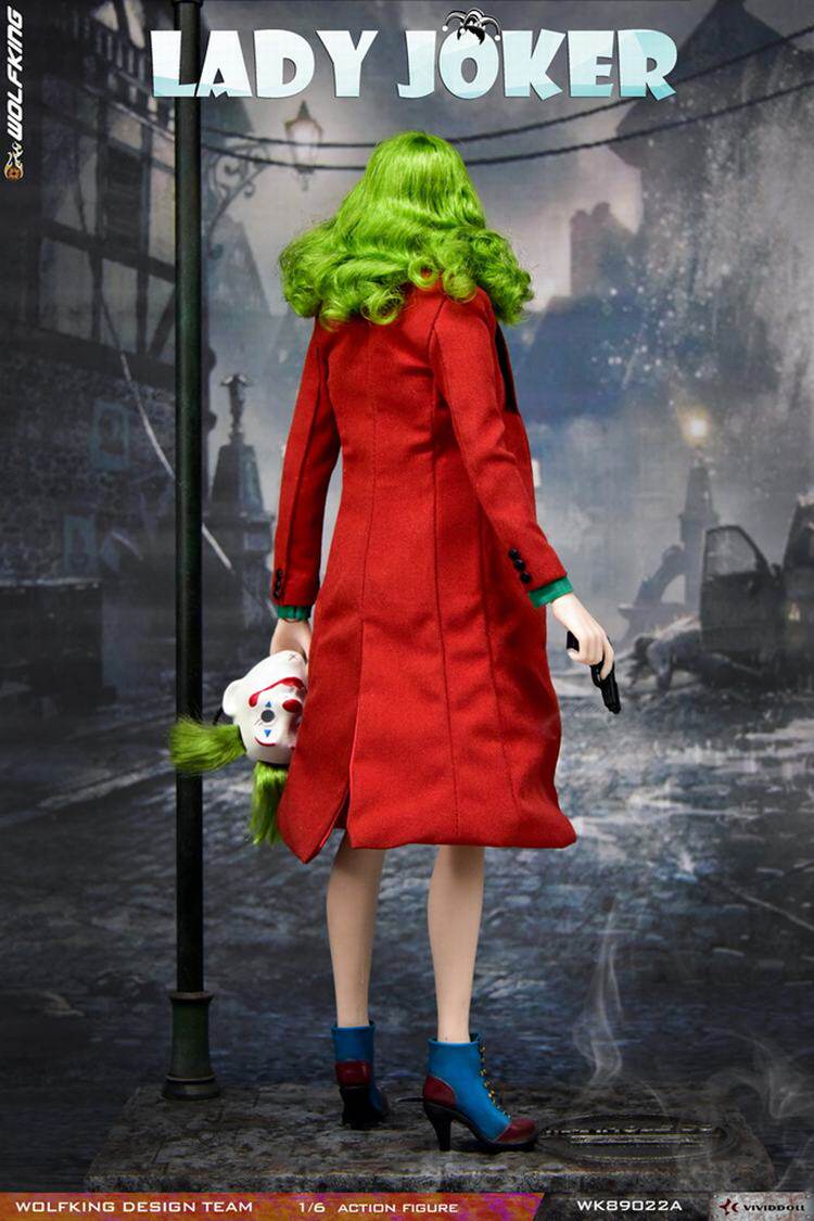 WOLFKING WK89022 1/6 Joaquin red Harley Quinn encapsulated body LADY JOKER movable figure