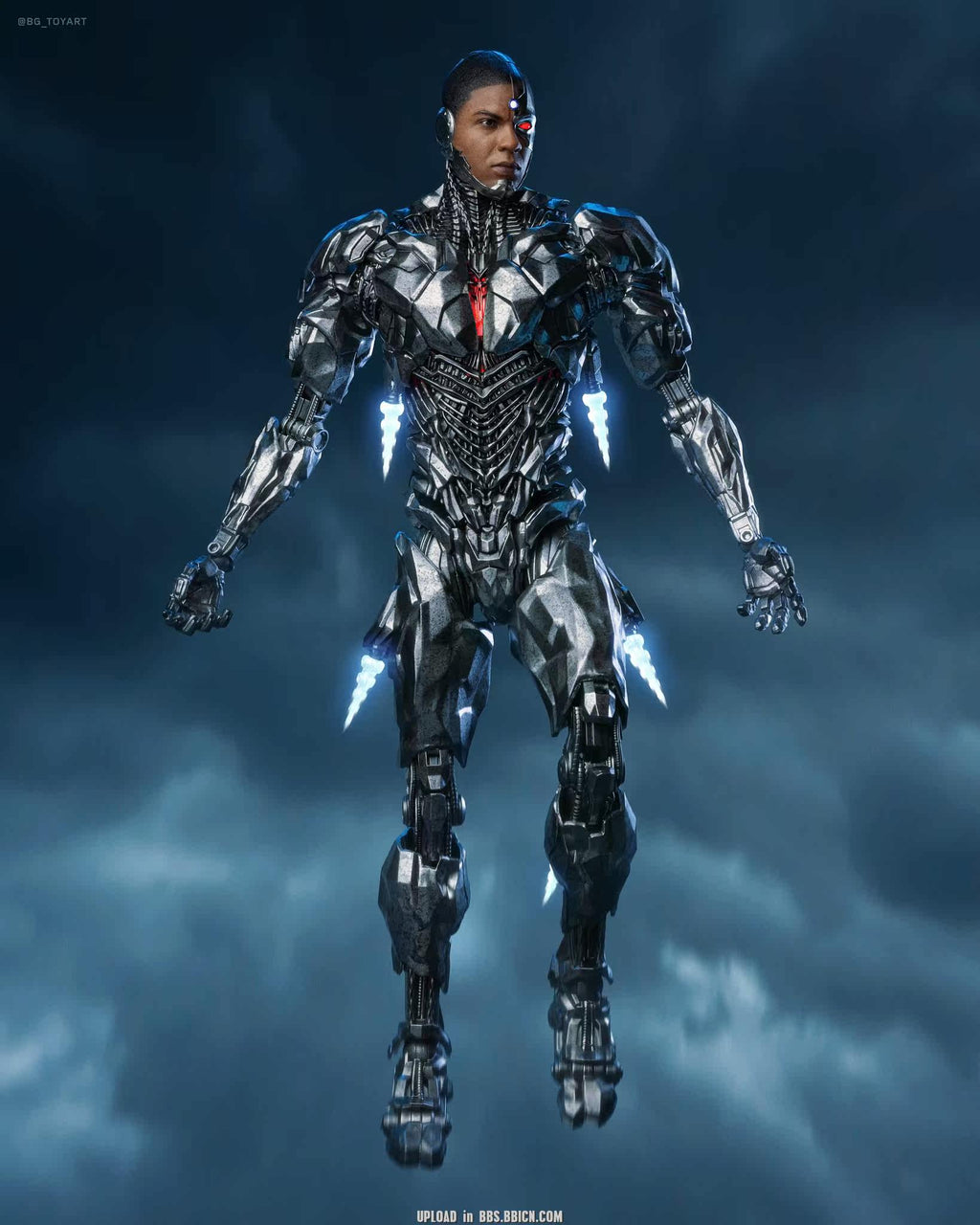 HT 1/6 TMS057 Zack Snyder Cut Justice League Cyborg Action Figur