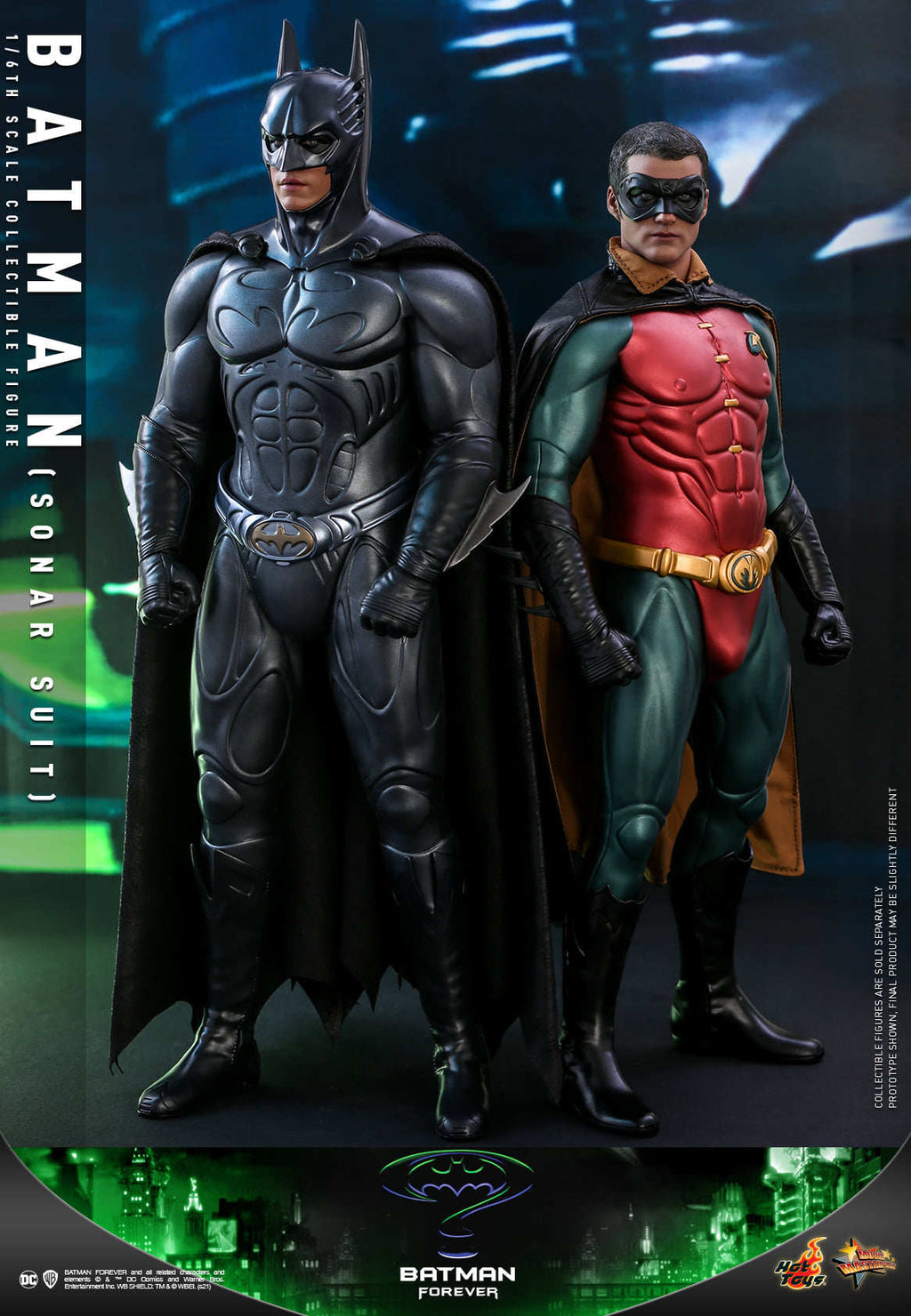 HOTTOYS HT 1/6 Batman Forever Sonar Suit Articulated Figure MMS593