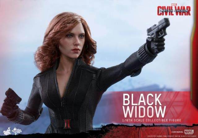 HotToys HT 1/6 MMS365 Captain America 3 Civil War Black Widow 5.0 action figures