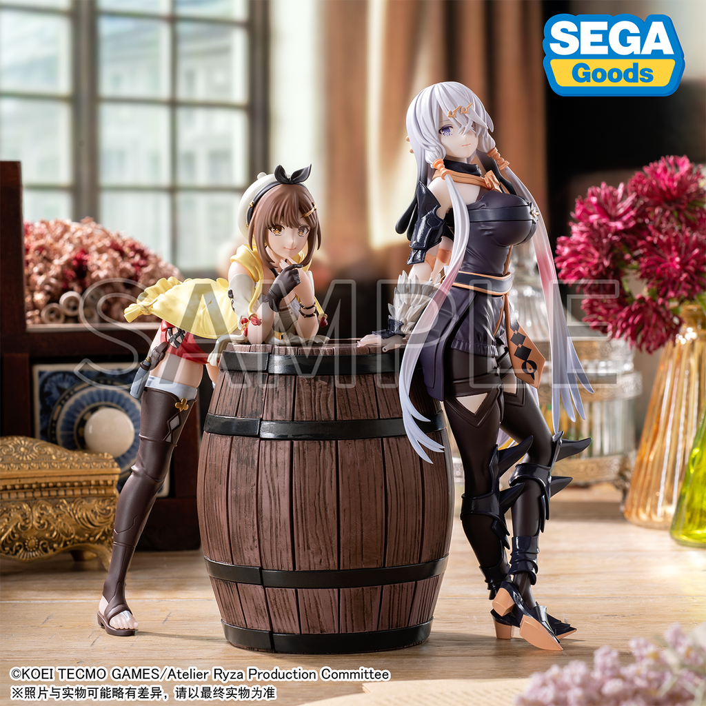 2pcs Sega Luminasta Atelier Ryza: Ryza and Lila figures
