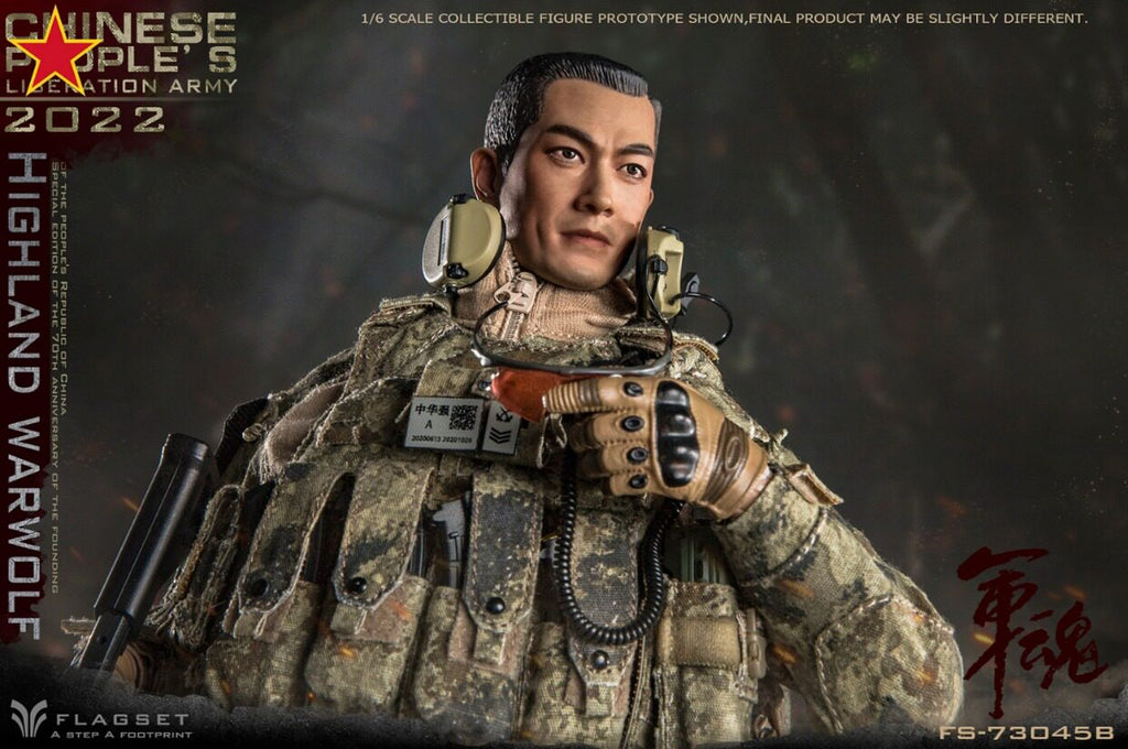 FLAGSET 1/6 Military Spirit Plateau Wolf Assault Precision Shooter Action Figure FS-73045-B