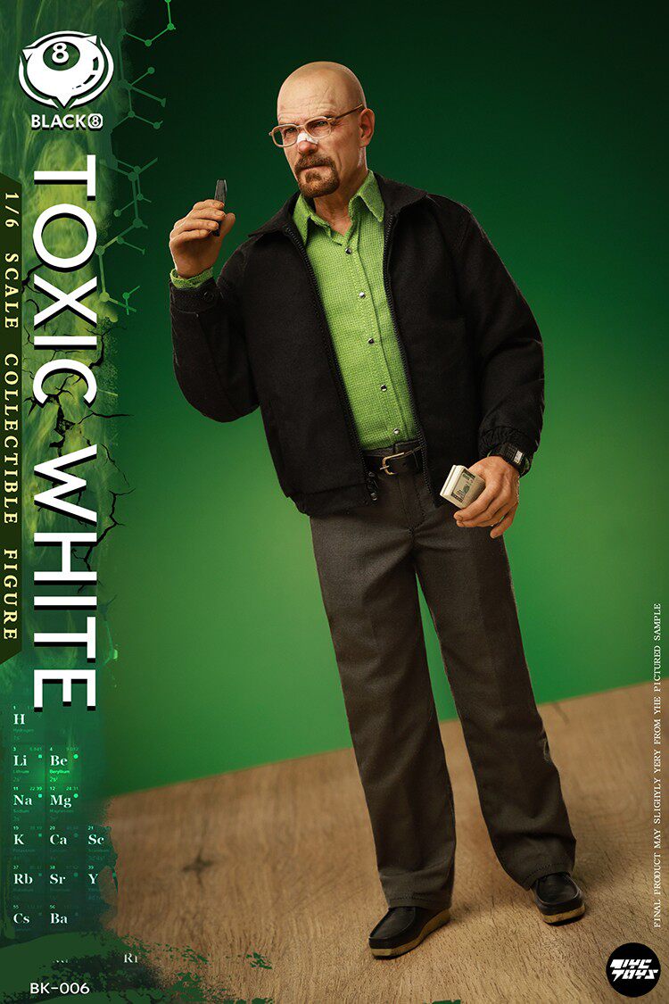 BLACK 8 TOYS "The Chemist" (Walter White) 1/6 Scale Action Figure – BK-006