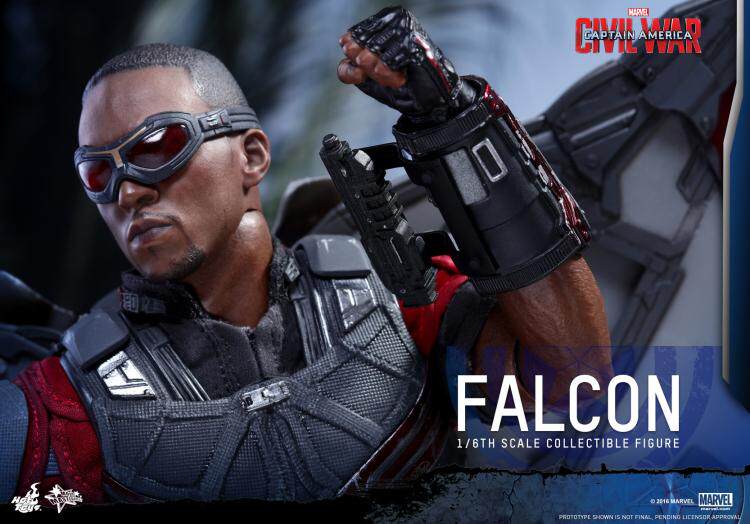 HotToys HT 1/6 Civil War Captain America 3 Falcon Winter Soldier 2.0 FalconMMS361 action figures