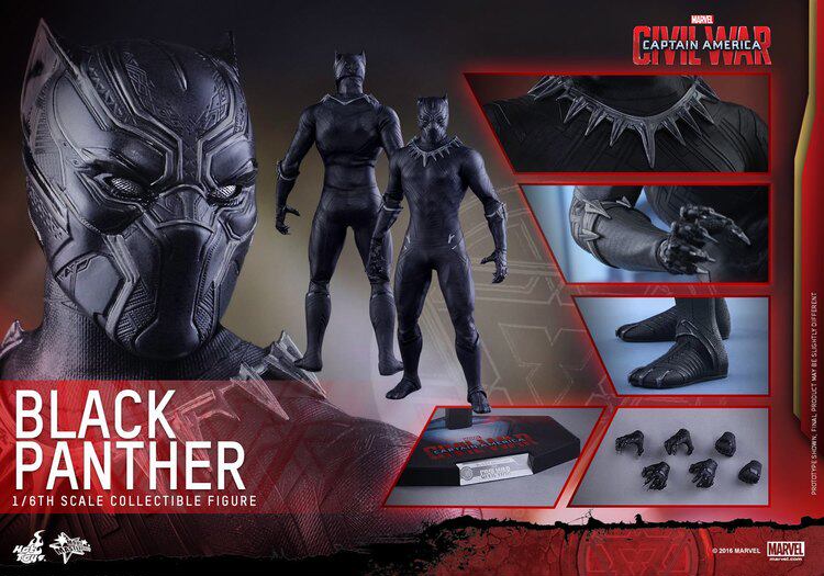 HT Hottoys Black Panther 1.0 Captain America: Civil War MMS363 black panther action figure