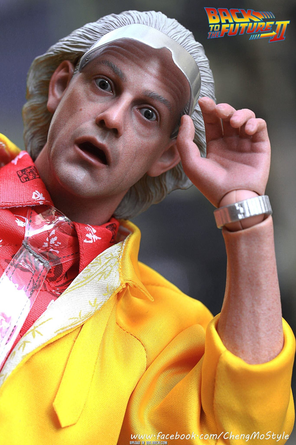 HOTTOYS 1/6 mms380 Back to the Future 2 Dr. Brown 1.0 Regular Edition c Action Figure