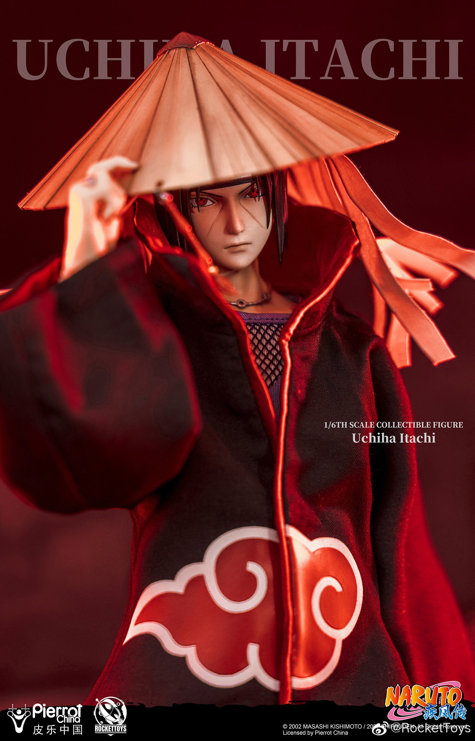 RocketToys 1/6 Naruto Shippuden Uchiha Itachi Action Figure ROC-003