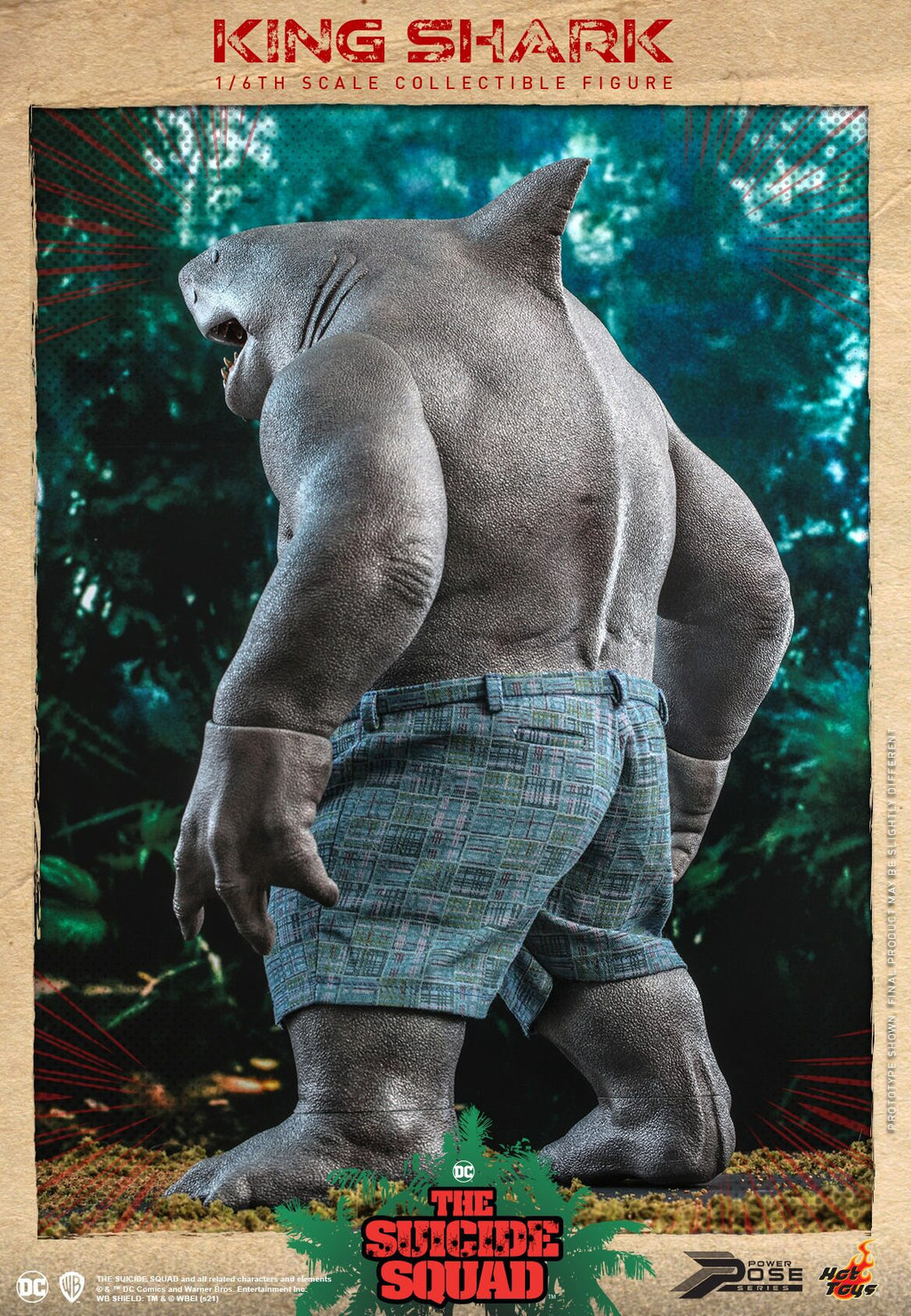 HOTTOYS HT 1/6 Task Force: King Shark Nanawi Semi-Artificial Action Figure PPS006