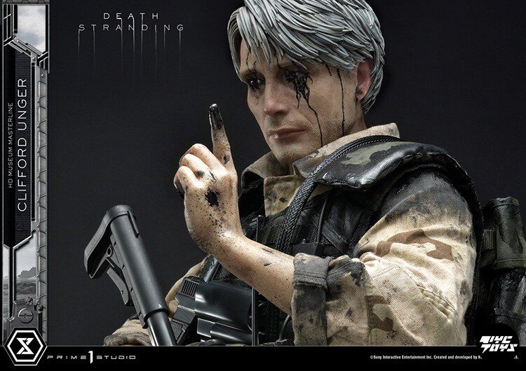 P1S (Prime 1 Studio) 1/2 Scale Statue: Death Stranding — Clifford (Mads Mikkelsen)