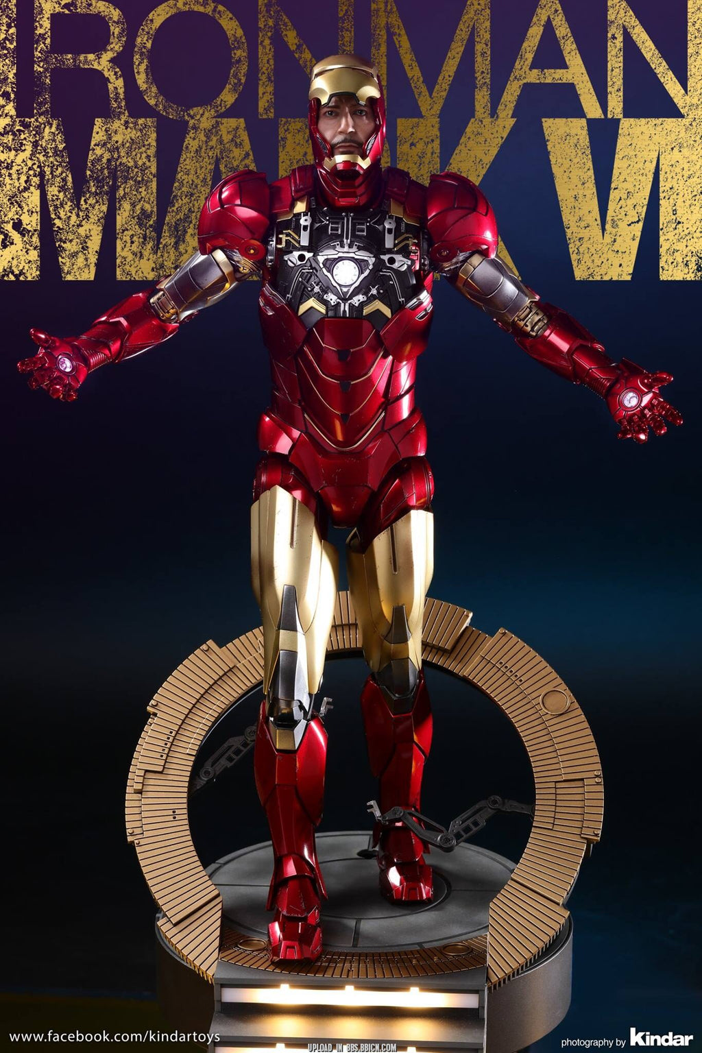 HotToys HT MMS378D17 1/6 alloy die-cast Iron Man MK6 Donny Tony action figure