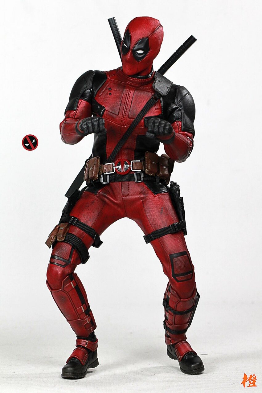 HT HOTTOYS 1/6 Deadpool Deadpool 1.0 2.0 First Edition MMS347 Model Action Figure