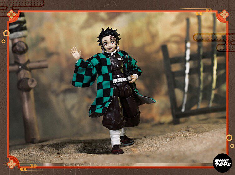 SHF Demon Slayer: Kimetsu no Yaiba — Tanjiro Kamado 1/12 Scale Fabric clothes （not include figures)