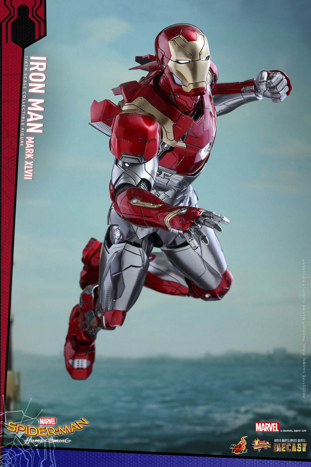 Hot Toys HT 1/6 Back to School Iron Man MK47 Articulated Figure MMS427D19