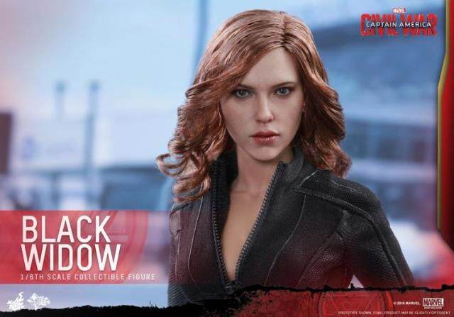 HotToys HT 1/6 MMS365 Captain America 3 Civil War Black Widow 5.0 action figures
