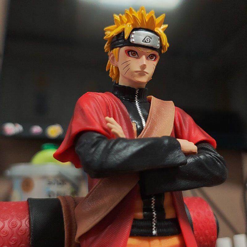 Naruto's new 31cm sage mode Naruto model figure double-headed carving luxury GK figure
