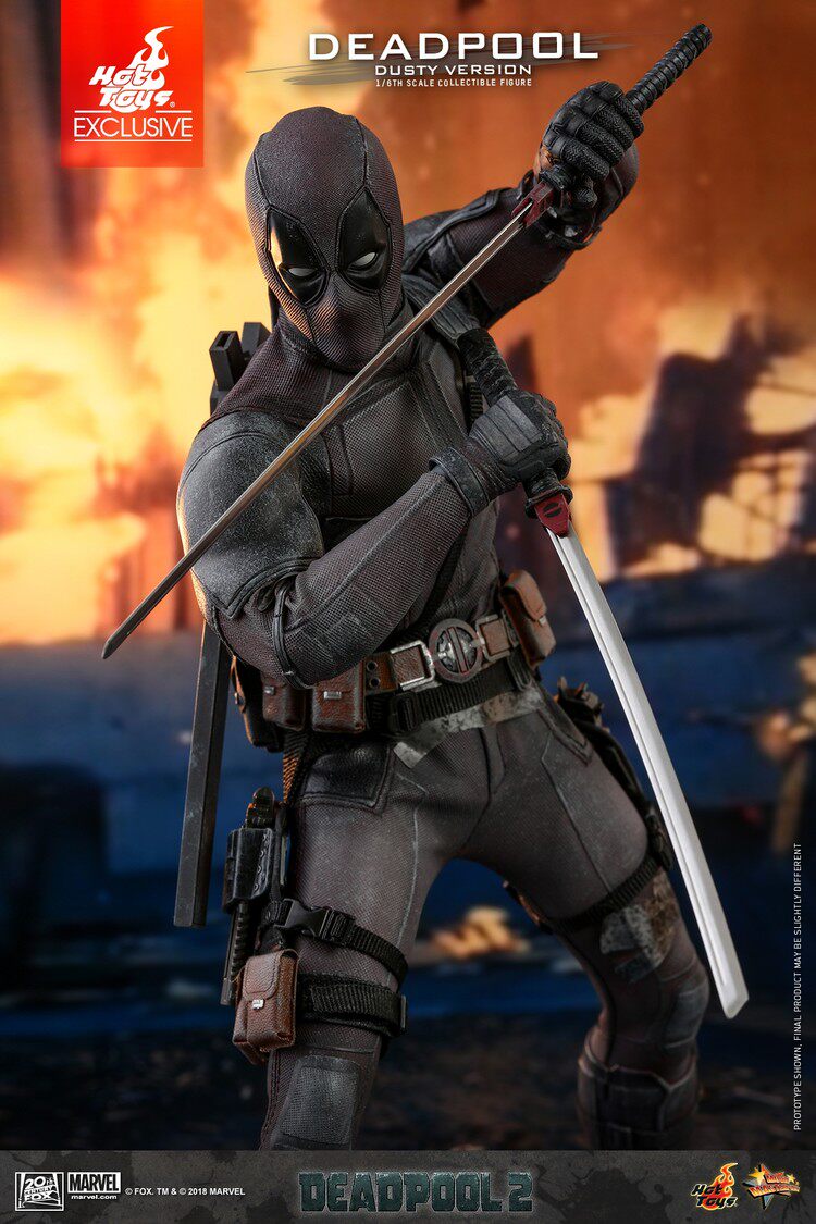 HotToys HT MMS505 Deadpool 2.0 Dust Edition Gray Deadpool 18 Venue Limited Action Figure