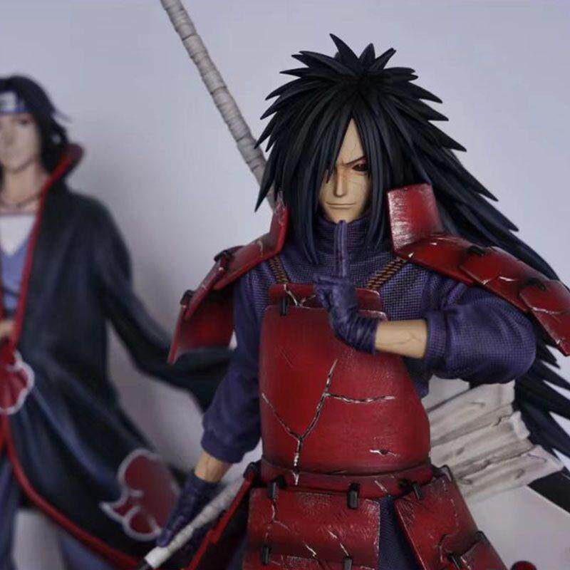 Naruto 36cm luminous earth reincarnation Uchiha Madara scene base GK figure