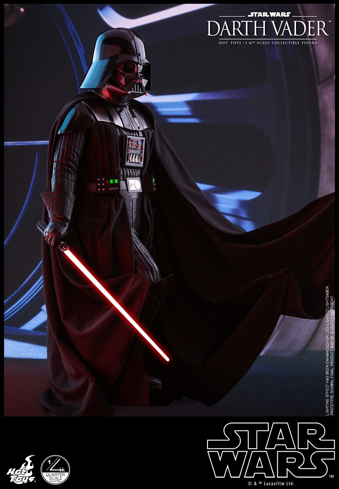 HOTTOYS HT 1/4 Star Wars Episode VI Darth Vader Action Figure QS013