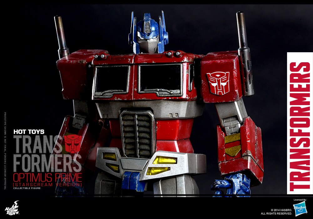 Hottoys HT TF001 1/6 Transformers G1 Optimus Prime VIP Starscream Fitted Version Action Figure
