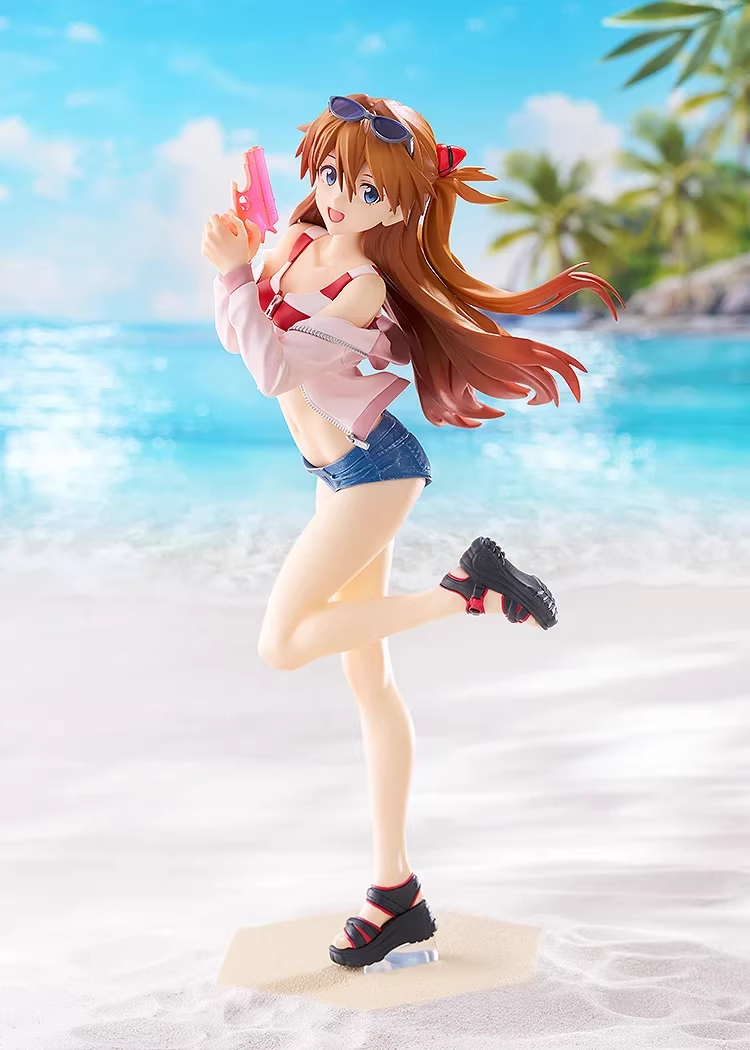 GSC POP UP Parade: Evangelion (EVA) — "Beach Queens" Rei Ayanami & Asuka Langley Figures