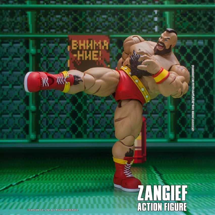 ST Street Fighter II — Zangief: "Game King" Series — Articulated Action Figure