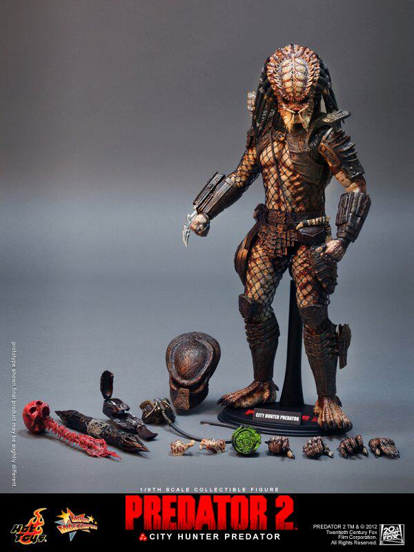 HotToys HT 1/6 Predator 2 Predator Hunter Flower Crab 2.0 Broken Arm MMS173 Action Figure