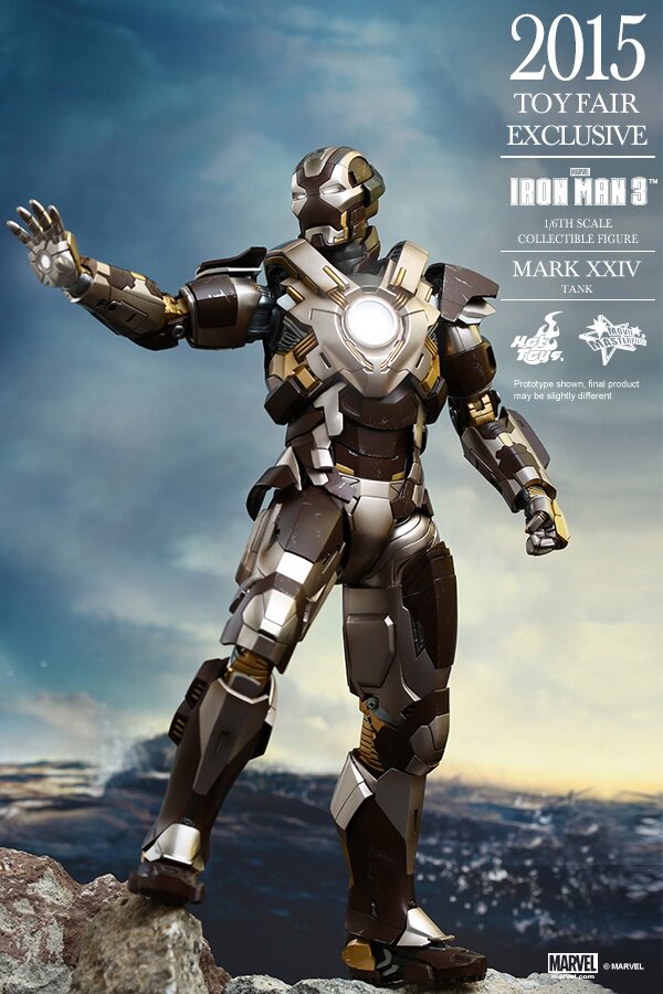 HOTTOYS HT MMS303 1/6 Iron Man MK24 2015 Venue Limited Tank Action Figure