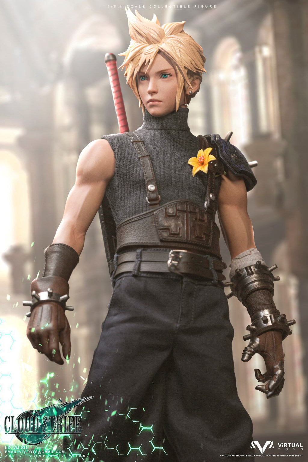VTSTOYS 1/6 Original Warrior Cloud, Final Fantasy Action Figure VM-033DX