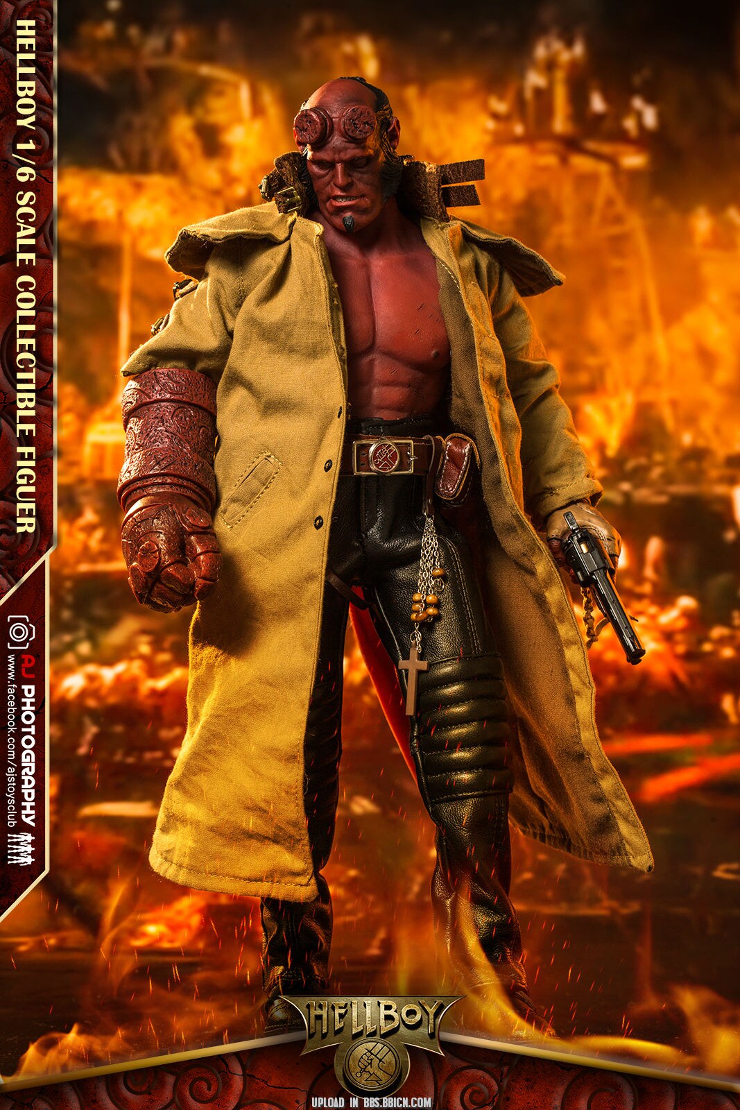 ARTOYS 1/6 Hell man HELLBOY four head sculpts action figures