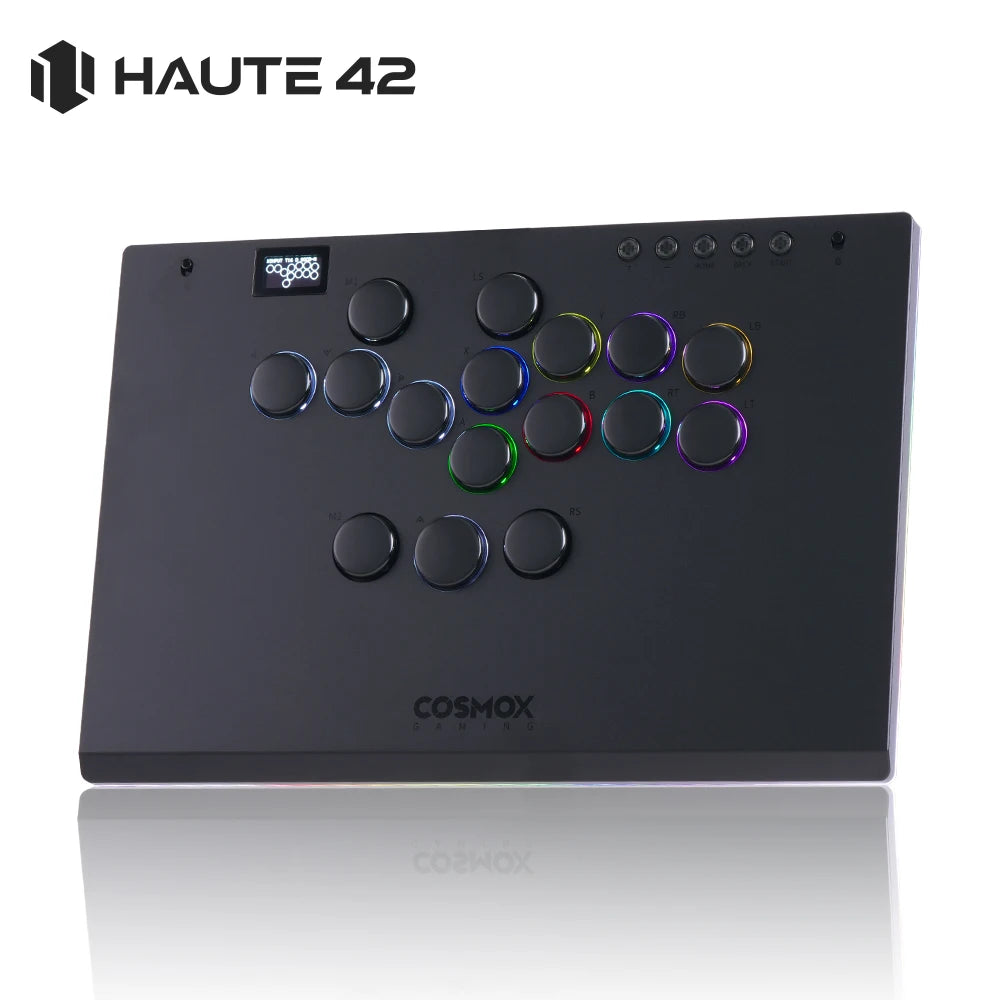 Haute42 M-Ultra Aluminium Alloy Leverless Arcade Stick Hitbox Controller For PC/ Ps4 / Ps5 /Switch Arcade Leverless Controller