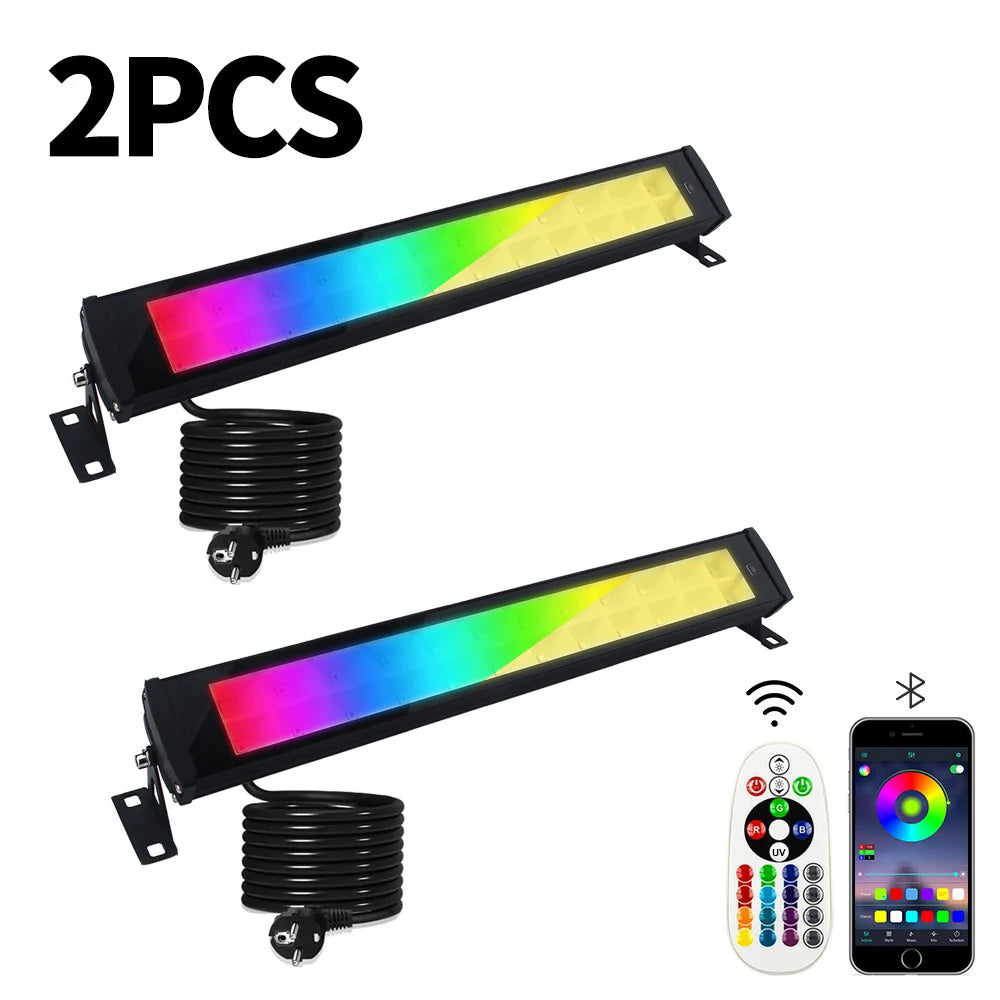 RGB LED Strip Light Music Sound Control Pickup Rhythm Ambient Lamp Atmosphere Night Lights For Bar Car Room TV Gaming Decoration