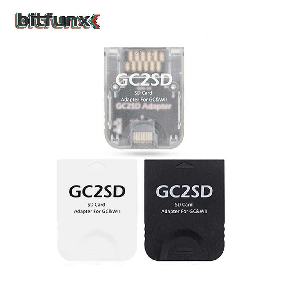 Bitfunx GC2SD Micro SD Card Adapter Memory Card Adapter Swiss for Nintendo GameCube Wii Consoles SD2SP2