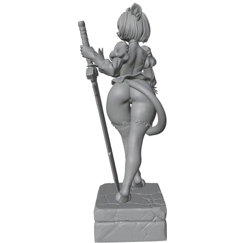 1/24 Orcs Female Warrior Resin Model Kits  3D Printed Gray Model Figurine DIY Doll Collection Unassembled And Unpainted