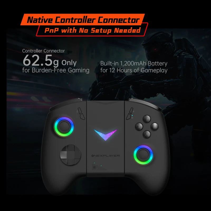 OneXPlayer X1pro AI HX 370 Onexconsole 10.95 Inch  Qculink Laptop Replaceble D-PAD  Wins Hello AI Camera Gaming Console