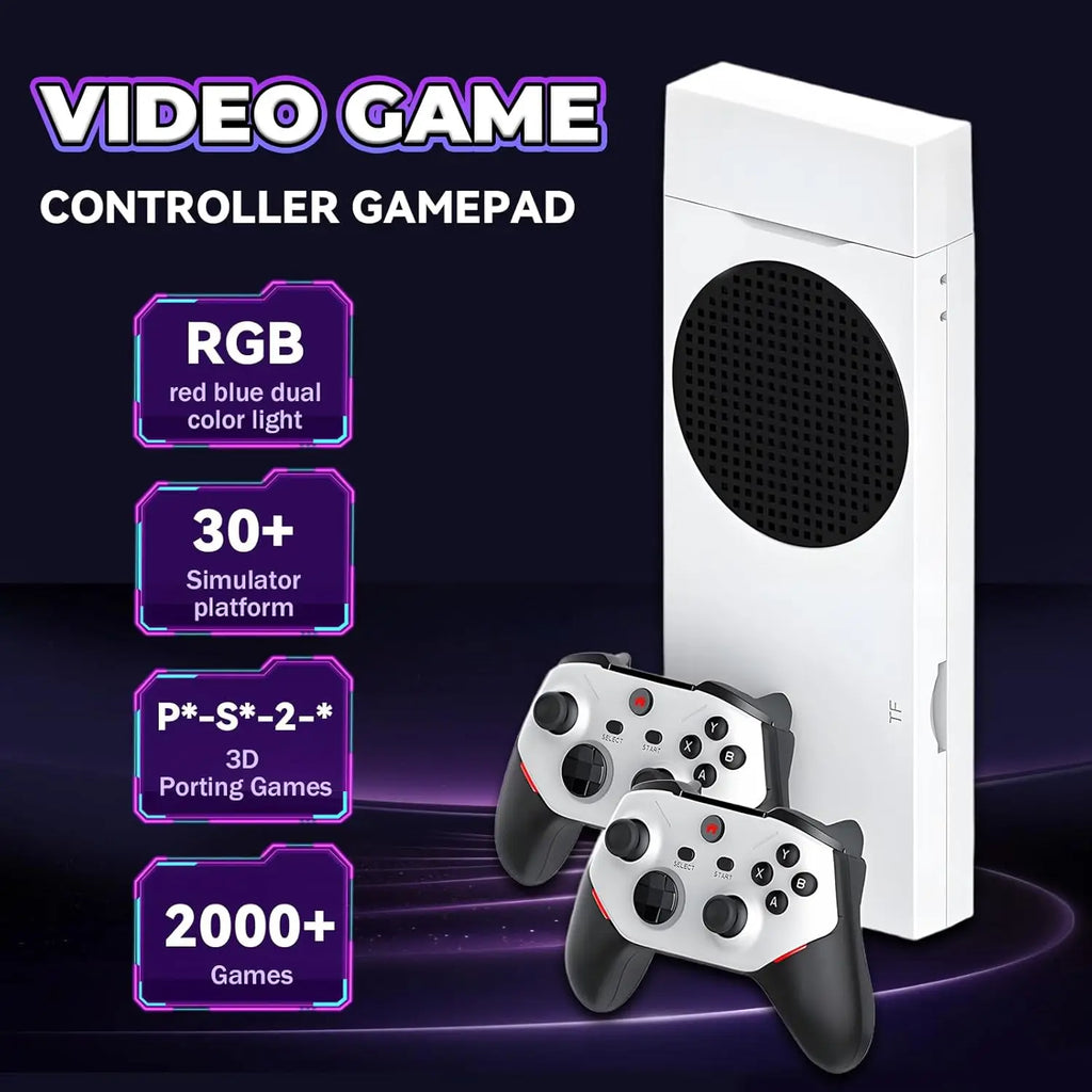 4K Game Stick M88 Retro Video Game Console 128G with Wireless Controllers 30+ Emulators PS2 Game Player  20000+ Games